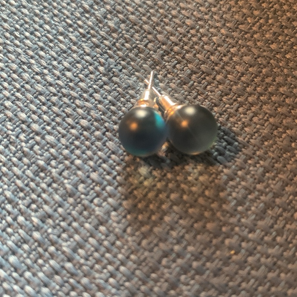 Blue Stud Earrings
